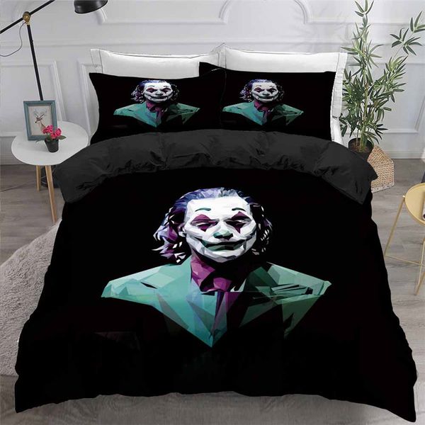 helengili 3d bedding set clown joker print duvet cover set bedcloth with pillowcase bed home textiles #jo19
helengili 3d bedding set clown joker print duvet cover set bedcloth with pillowcase bed home textiles #jo19