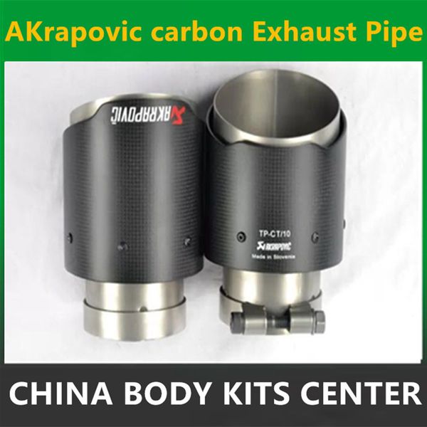 2pcs 76mm inlet- 101mm outlet carbon fiber stainless steel universal car exhaust pipe tip akrapovic car exhaust muffler tip
2pcs 76mm inlet- 101mm outlet carbon fiber stainless steel universal car exhaust pipe tip akrapovic car exhaust muffler tip