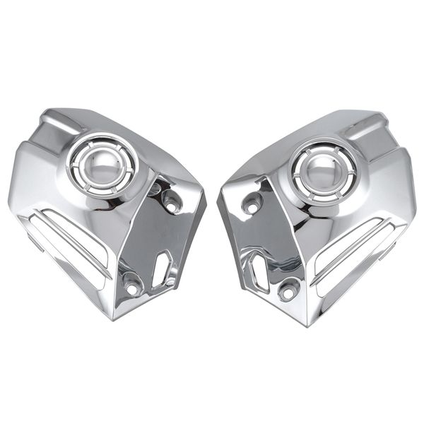 

motorcycle chrome l and r lower cowl covers fog light cover for goldwing 1800 gl1800 2018