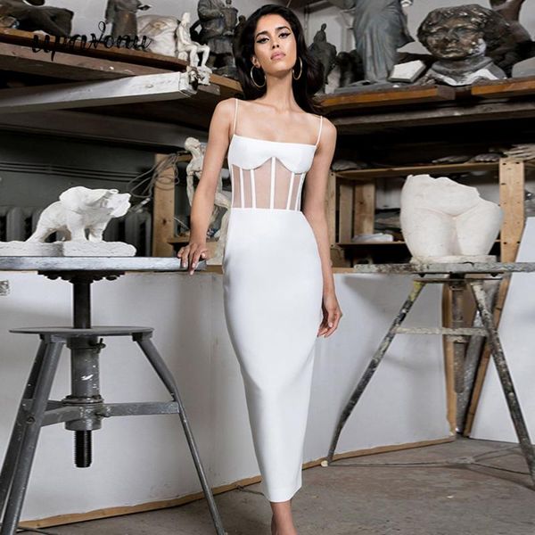 elegant long bandage dress women's spaghetti strap mesh splicing bodycon dress club evening party vestido 2020 new, Black;gray
elegant long bandage dress women's spaghetti strap mesh splicing bodycon dress club evening party vestido 2020 new, Black;gray