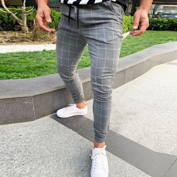 2019 fashion mens casual trousers plaid bottoms skinny joggers sweat pants m~2xl, Black
2019 fashion mens casual trousers plaid bottoms skinny joggers sweat pants m~2xl, Black