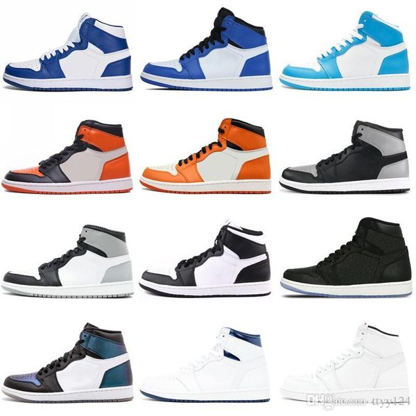 19 new designer trainers shoes 1 chicago og sports shoes mens 1s 6 rings sneakers bred toe outdoor women mid new casual shoes size 36-46, Black
19 new designer trainers shoes 1 chicago og sports shoes mens 1s 6 rings sneakers bred toe outdoor women mid new casual shoes size 36-46, Black