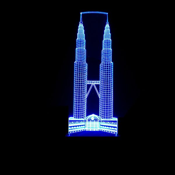 building twin towers colorful remote control 3d lamp led second gram force vision three-dimensional lamp usb power supply touch switch
building twin towers colorful remote control 3d lamp led second gram force vision three-dimensional lamp usb power supply touch switch