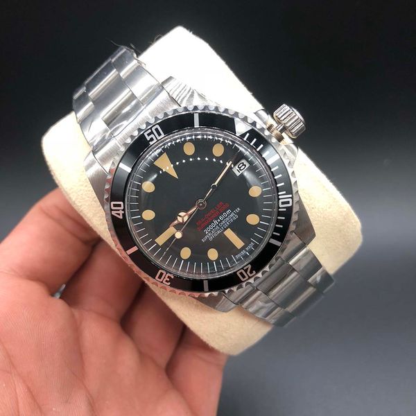 watches watch dp factory maker black dial 40mm vintage sea model asia 2813 movement mechanical automatic mens watches, Slivery;brown
watches watch dp factory maker black dial 40mm vintage sea model asia 2813 movement mechanical automatic mens watches, Slivery;brown