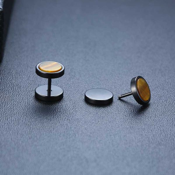 mens screw stud retro tigereye stone earring stainless steel plug barbell earrings studs (pair of)55, Golden;silver
mens screw stud retro tigereye stone earring stainless steel plug barbell earrings studs (pair of)55, Golden;silver