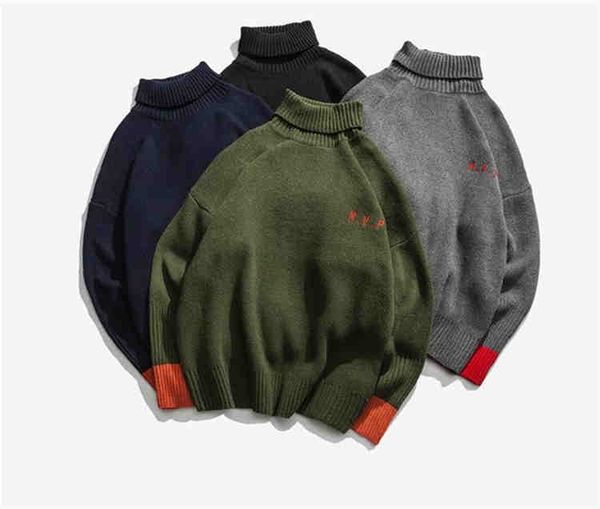 designer mens sweater fashion loose solid color turtleneck sweater winter mens pullover embroidery, White;black
designer mens sweater fashion loose solid color turtleneck sweater winter mens pullover embroidery, White;black