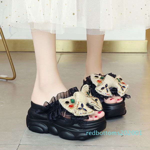flip flops women slippers super high heels platform shoes comfortable rubber wedges shoes for women sandals summer woman r01, Black
flip flops women slippers super high heels platform shoes comfortable rubber wedges shoes for women sandals summer woman r01, Black