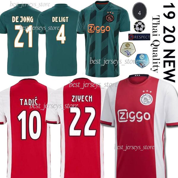 2019 ajax home soccer jerseys 21 de jong away shirt ajax 19/20 10 tadic 4 de ligt 22 ziyech maillot de foot, Black;yellow
2019 ajax home soccer jerseys 21 de jong away shirt ajax 19/20 10 tadic 4 de ligt 22 ziyech maillot de foot, Black;yellow