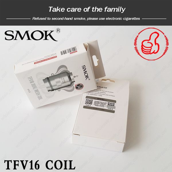 Оригинал SMOK TFV16 Mesh Coil 0.17ohm 0.12ohm Dual Mesh Катушки 0.15ohm Тройной Mesh Замена катушки Катушки для TFV16 Tank DHL свободный
Оригинал SMOK TFV16 Mesh Coil 0.17ohm 0.12ohm Dual Mesh Катушки 0.15ohm Тройной Mesh Замена катушки Катушки для TFV16 Tank DHL свободный