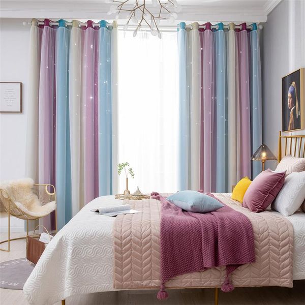 denisroom hollow out stars gradient color curtains for living room purple tulle on the windows modern room curtains planetarium
denisroom hollow out stars gradient color curtains for living room purple tulle on the windows modern room curtains planetarium
