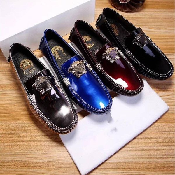 2019 leather loafers casual shoes brands slip on men genuine leather flat shoes fashion ribbon male breathable driving shoes wi, Black
2019 leather loafers casual shoes brands slip on men genuine leather flat shoes fashion ribbon male breathable driving shoes wi, Black