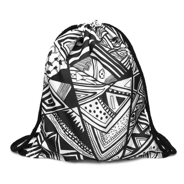 lovely 3d printed backpacks bags drawstring rucksacks big capacity schoolbag for young men & women(black and white geom
lovely 3d printed backpacks bags drawstring rucksacks big capacity schoolbag for young men & women(black and white geom