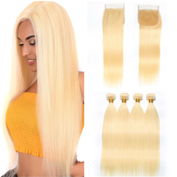 brazilian blonde human hair weaves with closure #613 blonde silky straight virgin hair bundles 4pcs with 4x4 lace front closure 5pcs lot, Black;brown
brazilian blonde human hair weaves with closure #613 blonde silky straight virgin hair bundles 4pcs with 4x4 lace front closure 5pcs lot, Black;brown