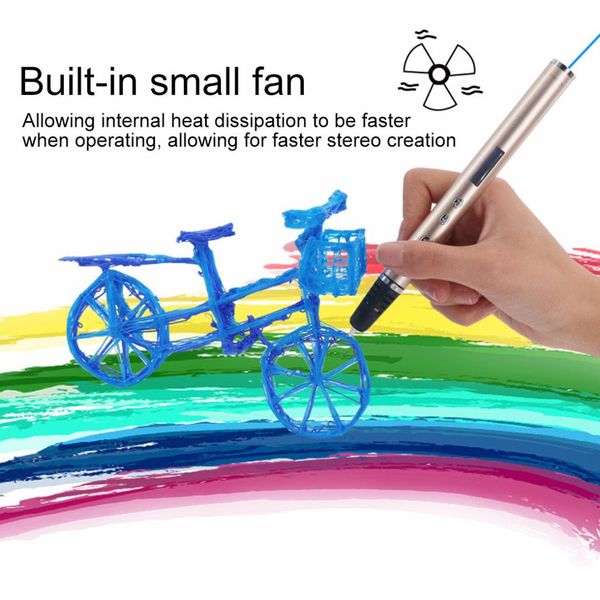 3d printing pen professional diy three-dimensional painting toy 3d printing pen kids design drawing creative toy gift, Black;red
3d printing pen professional diy three-dimensional painting toy 3d printing pen kids design drawing creative toy gift, Black;red