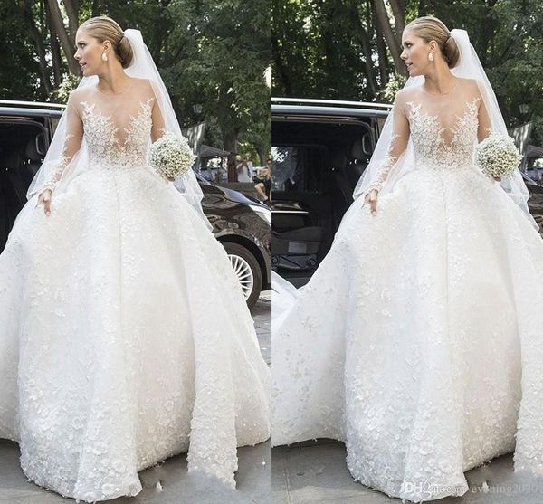 latest custom made wedding dresses jewel long sleeve lace appliques illusion charming bridal dresses elegant wedding gowns, White
latest custom made wedding dresses jewel long sleeve lace appliques illusion charming bridal dresses elegant wedding gowns, White