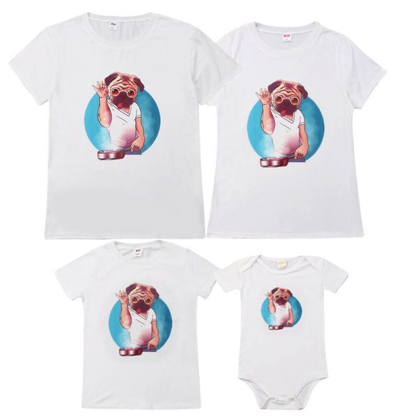 2019 family theme vacation cute cartoon dog print t shirt mom mommy dad baby new style cloth top, Blue
2019 family theme vacation cute cartoon dog print t shirt mom mommy dad baby new style cloth top, Blue