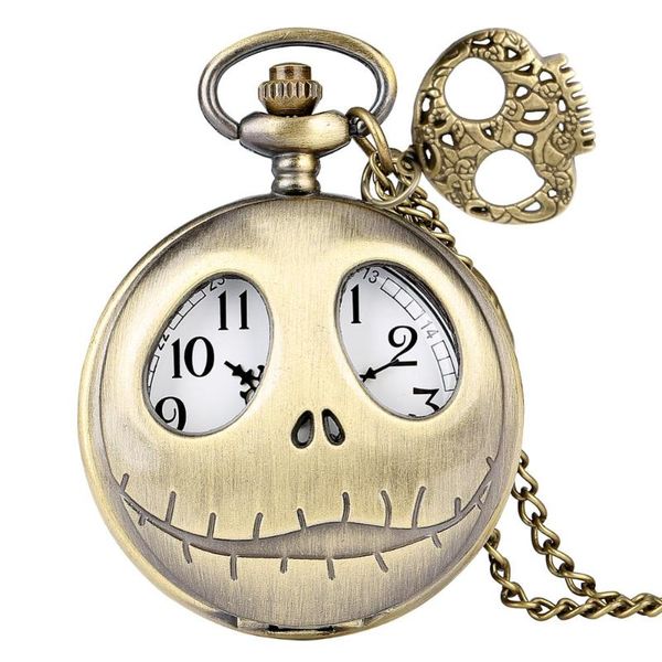 tim burton the nightmare before christmas pocket watch retro quartz pendant big eyes frog jack skellington necklace skull watch, Slivery;golden
tim burton the nightmare before christmas pocket watch retro quartz pendant big eyes frog jack skellington necklace skull watch, Slivery;golden