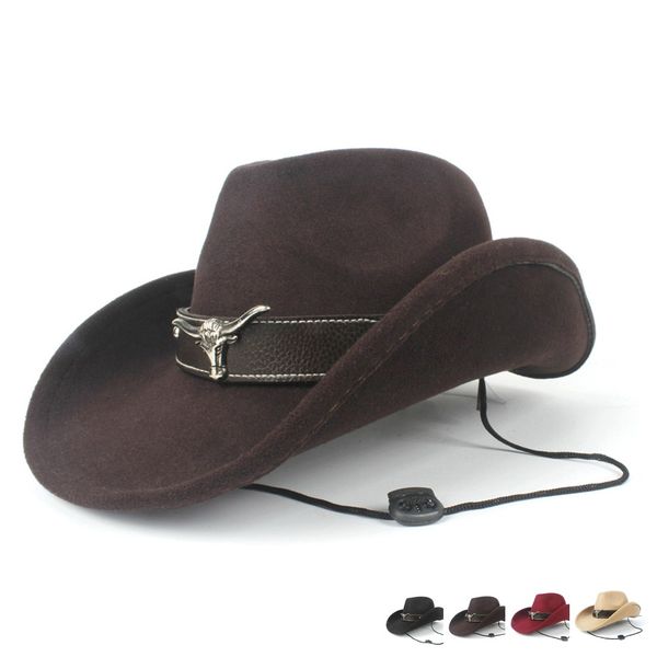 women men wool hollow western cowboy hat sunhat gentleman outblack fedora sombrero hombre jazz cap wind rope, Blue;gray
women men wool hollow western cowboy hat sunhat gentleman outblack fedora sombrero hombre jazz cap wind rope, Blue;gray