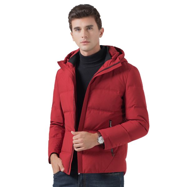 short hooded down coat for men fashion casual simple winter coat men's wear thin thermal solid color winter men's, Black
short hooded down coat for men fashion casual simple winter coat men's wear thin thermal solid color winter men's, Black