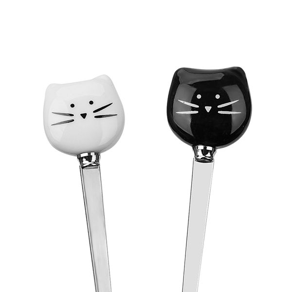 cat ceramic spoon kitchen tool stainless steel coffee spoon ice cream cartoon spoon flatware
cat ceramic spoon kitchen tool stainless steel coffee spoon ice cream cartoon spoon flatware
