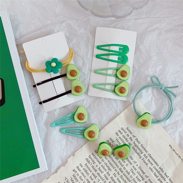 japanese fresh and lovely avocado bangs clip female korean hair accessories ins fruit hair rope hair clip, Golden;silver
japanese fresh and lovely avocado bangs clip female korean hair accessories ins fruit hair rope hair clip, Golden;silver