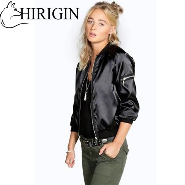 womens autumn casual jackets color champagne black zipper front stand collar long sleeve basic jacket coat outwear, Black;brown
womens autumn casual jackets color champagne black zipper front stand collar long sleeve basic jacket coat outwear, Black;brown