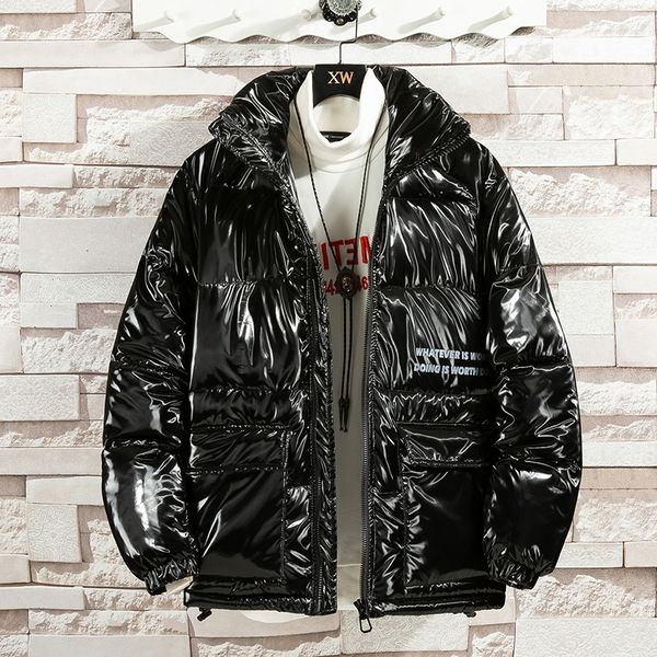 winter bright jacket men's warm thick parka men fashion solid color casual down jacket man windproof coat male outwear clothes, Black
winter bright jacket men's warm thick parka men fashion solid color casual down jacket man windproof coat male outwear clothes, Black