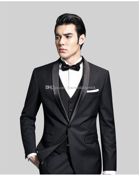 one button groomsmen shawl lapel wedding groom tuxedos men suits wedding/prom/dinner man blazer(jacket+tie+vest+pants) 529, Black;gray
one button groomsmen shawl lapel wedding groom tuxedos men suits wedding/prom/dinner man blazer(jacket+tie+vest+pants) 529, Black;gray
