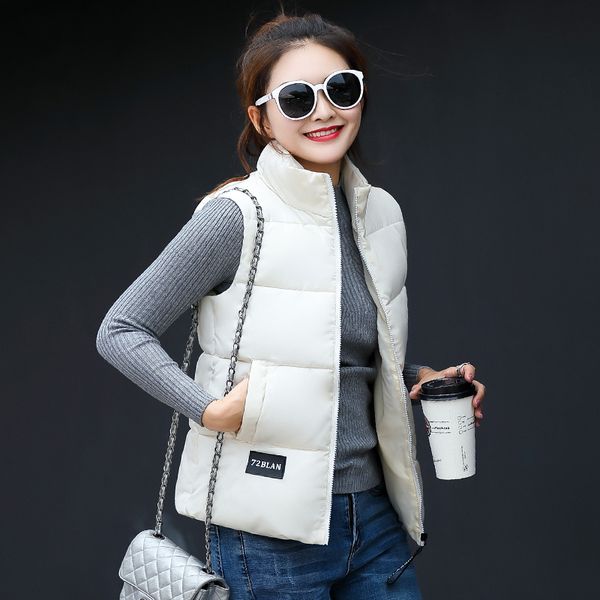 cotton new sleeveless women vests autumn and winter ladies vests korean warm sleeveless cotton jackets, Black;white
cotton new sleeveless women vests autumn and winter ladies vests korean warm sleeveless cotton jackets, Black;white