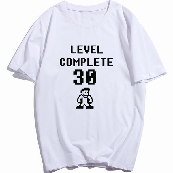 30 years old level complete 30 t-shirt funny birthday for men husband boyfriend summer short sleeve o neck cotton t shirt, White;black
30 years old level complete 30 t-shirt funny birthday for men husband boyfriend summer short sleeve o neck cotton t shirt, White;black