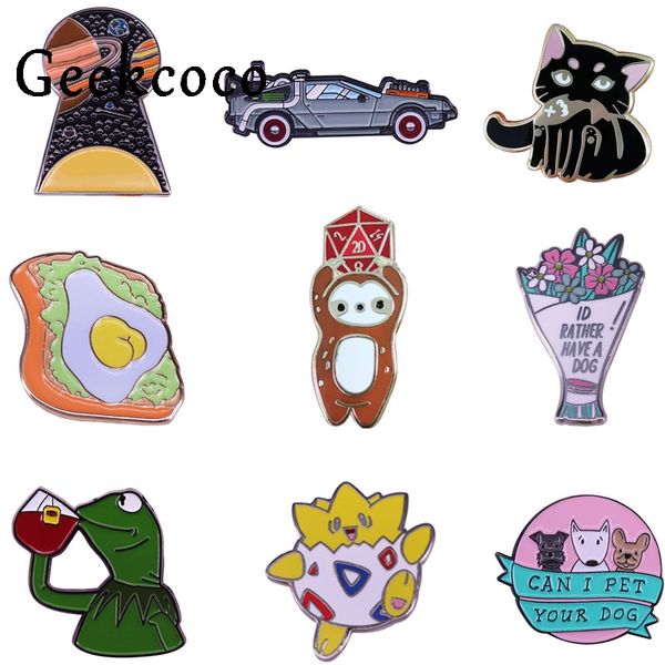 j1434 geekcoco cartoon car frog sloth metal enamel brooch fashion badge pin fun trendy outside clothing backpack jewelry gift, Gray
j1434 geekcoco cartoon car frog sloth metal enamel brooch fashion badge pin fun trendy outside clothing backpack jewelry gift, Gray
