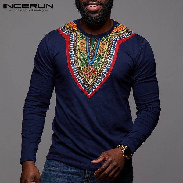 african dashiki t shirt men print long sleeve 2019 ethnic style o neck fashion casual brand t-shirts men incerun african clothes, Red
african dashiki t shirt men print long sleeve 2019 ethnic style o neck fashion casual brand t-shirts men incerun african clothes, Red