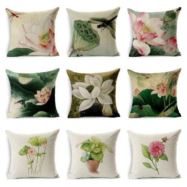 beautiful lotus printing pillow case cotton linen simple flower lotus pattern throw decorative pillowcases cover almohada
beautiful lotus printing pillow case cotton linen simple flower lotus pattern throw decorative pillowcases cover almohada