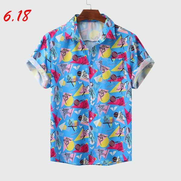 chemise homme summer short sleeve men's shirt colorful hawaiian shirts for men casual loose buttons blouse camisa hombre new, White;black
chemise homme summer short sleeve men's shirt colorful hawaiian shirts for men casual loose buttons blouse camisa hombre new, White;black