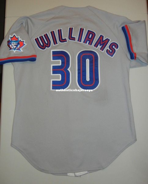 retro new #30 wilson woody williams toronto 98 grey jersey 46 delgado mens stitched baseball jerseys, Black;blue
retro new #30 wilson woody williams toronto 98 grey jersey 46 delgado mens stitched baseball jerseys, Black;blue