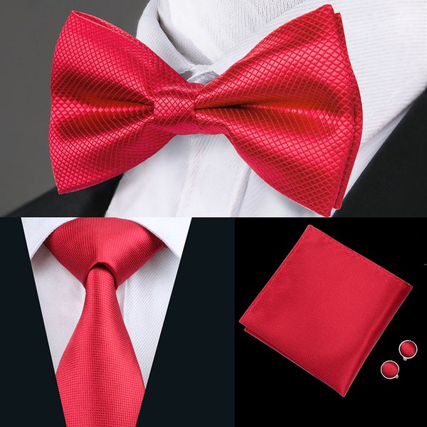 hi-tie classic mens tie red solid silk woven bowtie with handkerchief cufflinks for mens wedding dress fashion suit lh-0700 d-0206, Black;blue
hi-tie classic mens tie red solid silk woven bowtie with handkerchief cufflinks for mens wedding dress fashion suit lh-0700 d-0206, Black;blue
