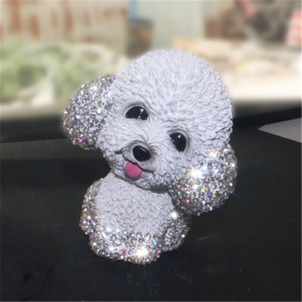 10pcs car ornaments simulation shaking head puppy dog resin rhinestone cute cartoon car interior decoration accessories
10pcs car ornaments simulation shaking head puppy dog resin rhinestone cute cartoon car interior decoration accessories