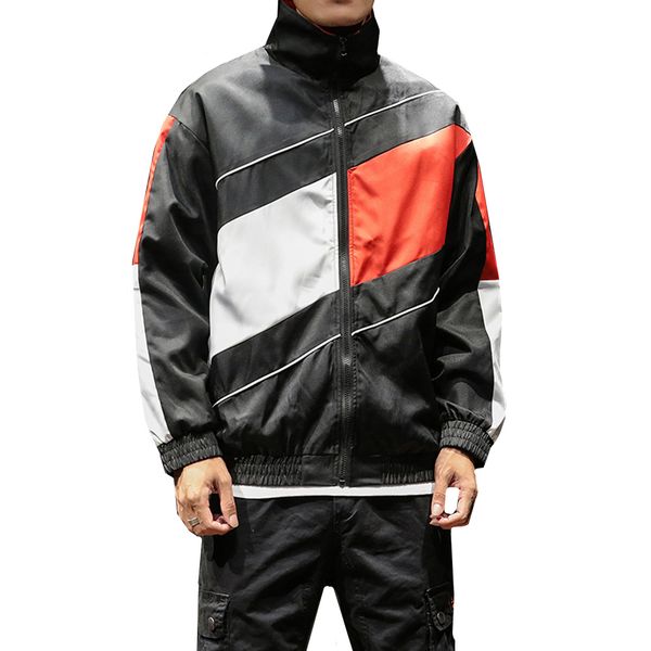 color block patchwork windbreaker track jackets 2020 autumn mens hip hop fashion causal full zip up coats streetwear m-5xl, Black;brown
color block patchwork windbreaker track jackets 2020 autumn mens hip hop fashion causal full zip up coats streetwear m-5xl, Black;brown