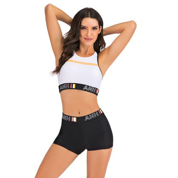 bikini 2020 mujer push up swimwear swimsuit bathing suit women sport bra and shorts pant set two piece suit bikinis mayo
bikini 2020 mujer push up swimwear swimsuit bathing suit women sport bra and shorts pant set two piece suit bikinis mayo
