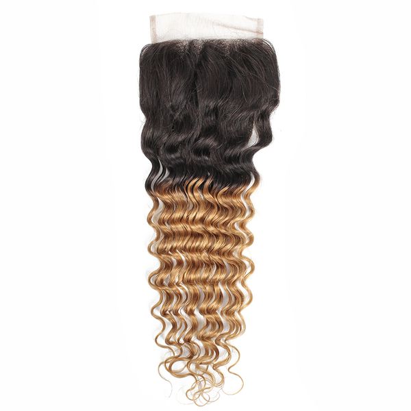 deep wave 4x4 lace closure ombre honey blonde hair extension brazilian virgin human hair 1b 27 peruvian indian malaysian hair 10 16 inch, Black;brown
deep wave 4x4 lace closure ombre honey blonde hair extension brazilian virgin human hair 1b 27 peruvian indian malaysian hair 10 16 inch, Black;brown
