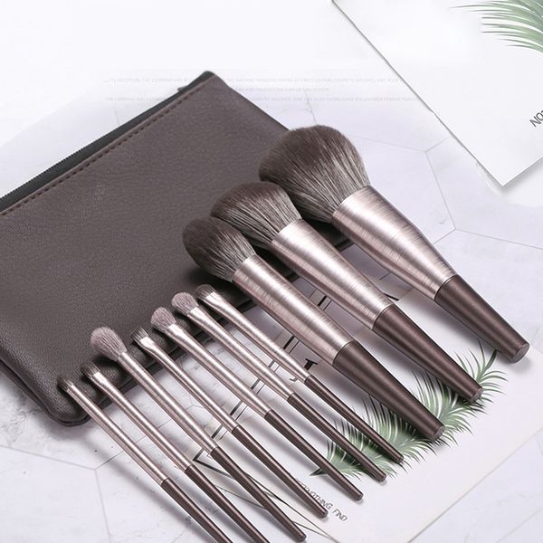 10 pcs blending goat hair makeup brushes set beauty foundation powder eyeshadow make up brush tools
10 pcs blending goat hair makeup brushes set beauty foundation powder eyeshadow make up brush tools