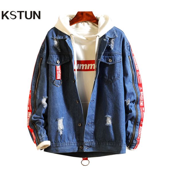 kstun куртка мужчины поддельная молнии дизайн толстовка черный denim jean пальто разорванного байкер jaket мужского streetwear hiphop vintag, Black;brown
kstun куртка мужчины поддельная молнии дизайн толстовка черный denim jean пальто разорванного байкер jaket мужского streetwear hiphop vintag, Black;brown