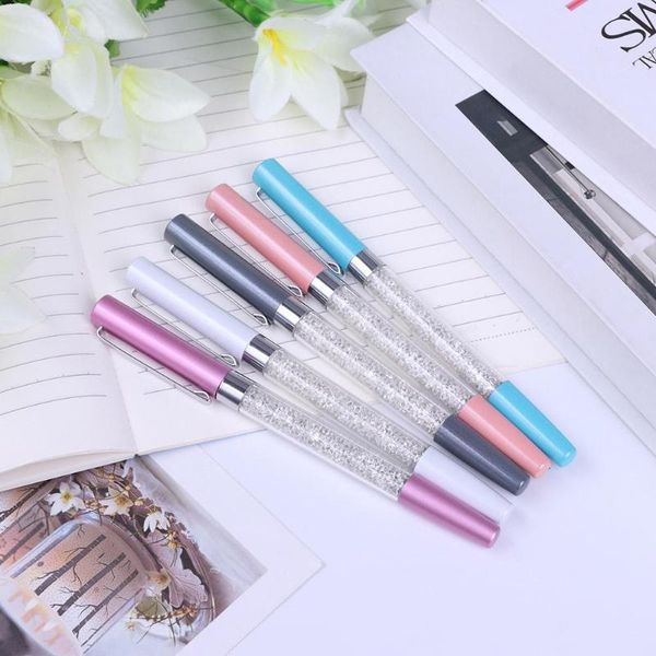 metal signature pen creative crystal broken diamond ballpoint pens student school office stationery supplies dropshipping, Blue;orange
metal signature pen creative crystal broken diamond ballpoint pens student school office stationery supplies dropshipping, Blue;orange