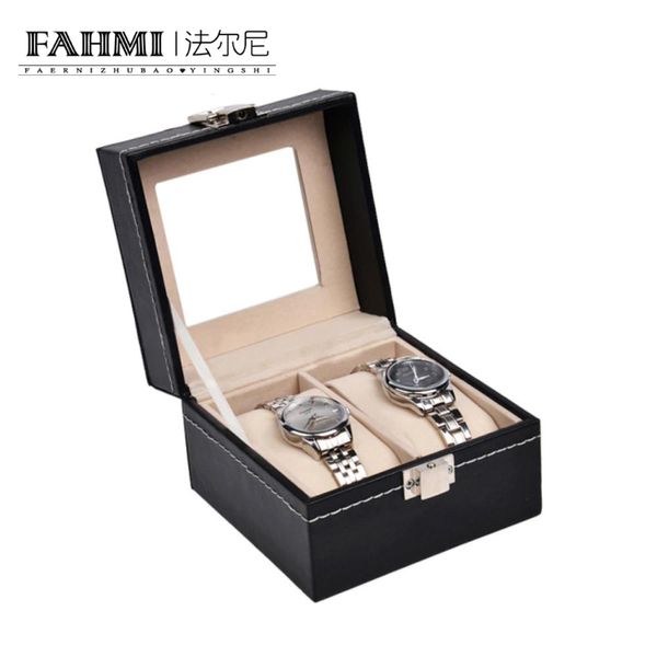 

fahmi original charm 2 watch position display box atmosphere brand watch display square box protective gift box factory direct, Black;white