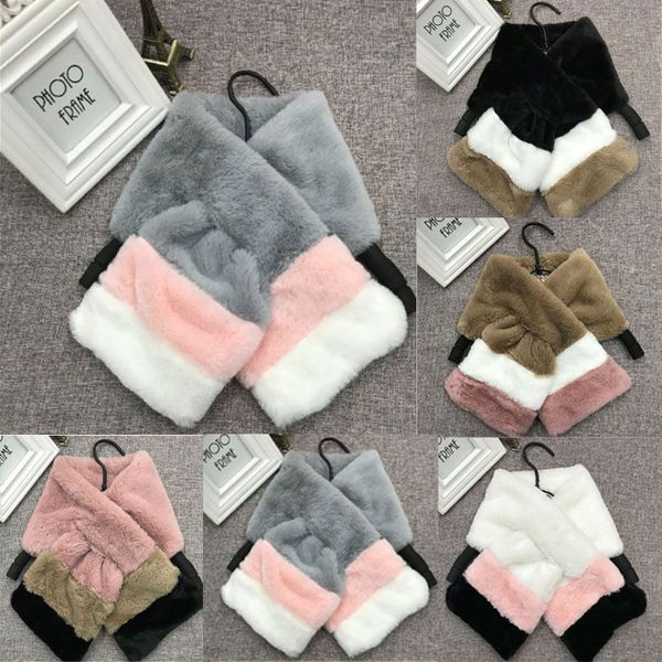 fashion woman kids parent-child scarf winter soft warm wrap plush patchwork fur scarves women kids casual scarves
fashion woman kids parent-child scarf winter soft warm wrap plush patchwork fur scarves women kids casual scarves