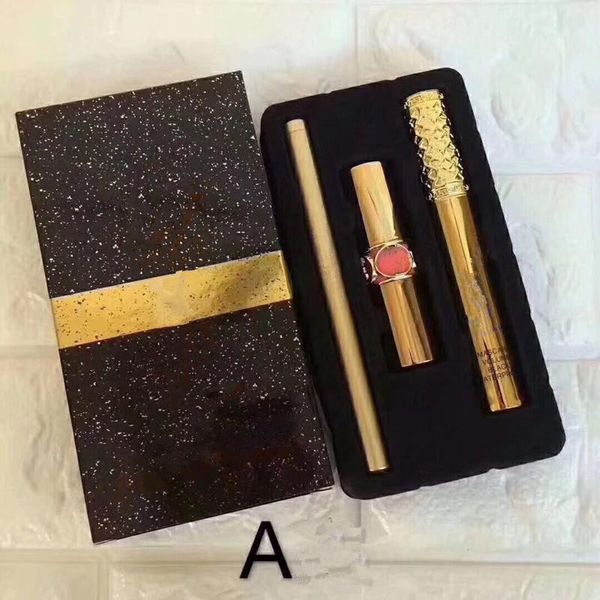 dhl hipping new brand makeup set 3pcs/set mascara lipstick eyeliner 3 in 1 set 2 styles set a/b cosmetics
dhl hipping new brand makeup set 3pcs/set mascara lipstick eyeliner 3 in 1 set 2 styles set a/b cosmetics