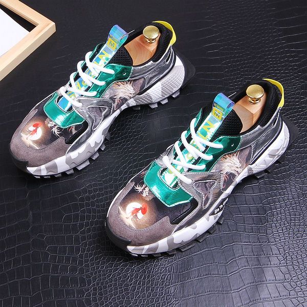 2020 men fashion green red casual shoes spring autumn thick bottom print chinese style breathable sneakers male trending shoes, Black
2020 men fashion green red casual shoes spring autumn thick bottom print chinese style breathable sneakers male trending shoes, Black