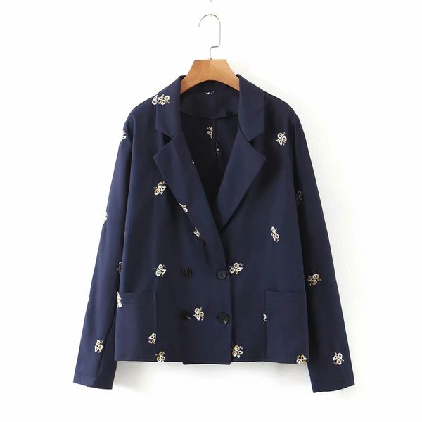 vintage women floral embroidery blazers 2020 fashion ladies double breasted loose jackets suit casual female suits girls chic, White;black
vintage women floral embroidery blazers 2020 fashion ladies double breasted loose jackets suit casual female suits girls chic, White;black