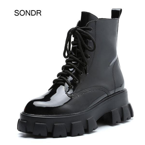 2019 autumn shoes ankle boots women fashion platform boots with fur chunky heel cross-tied female warm botas mujer, Black
2019 autumn shoes ankle boots women fashion platform boots with fur chunky heel cross-tied female warm botas mujer, Black
