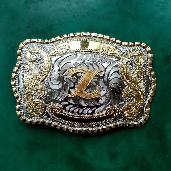 1 pcs big size gold z initial letter western cowboy belt buckle for men's jeans belt head, Slivery;black
1 pcs big size gold z initial letter western cowboy belt buckle for men's jeans belt head, Slivery;black